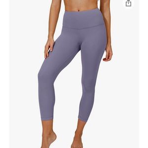 Yogalicious High Waist Ultra Soft Lightweight Capris - High Rise Yoga Pants Medi